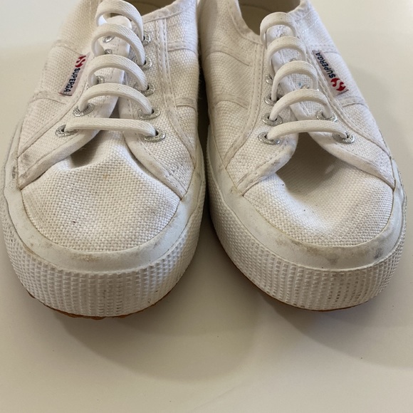 Superga 2750 Cotu Classic White Sneakers Size 7 - Picture 6 of 6